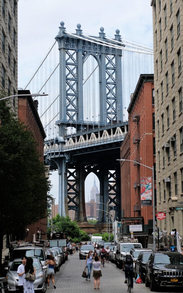 Brooklyn Bridge and Empire State Building, New York ~ Batnomad